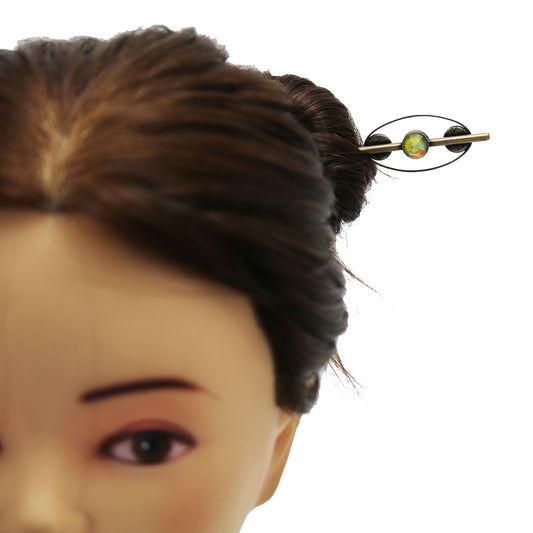 かんざし 菊 オレンジ 和風 レトロ TAMARUSAN