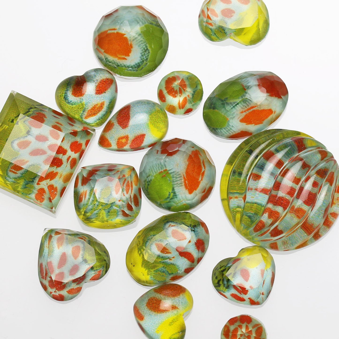 ネクタイピン シンプル 菊柄 オレンジ TAMARUSAN