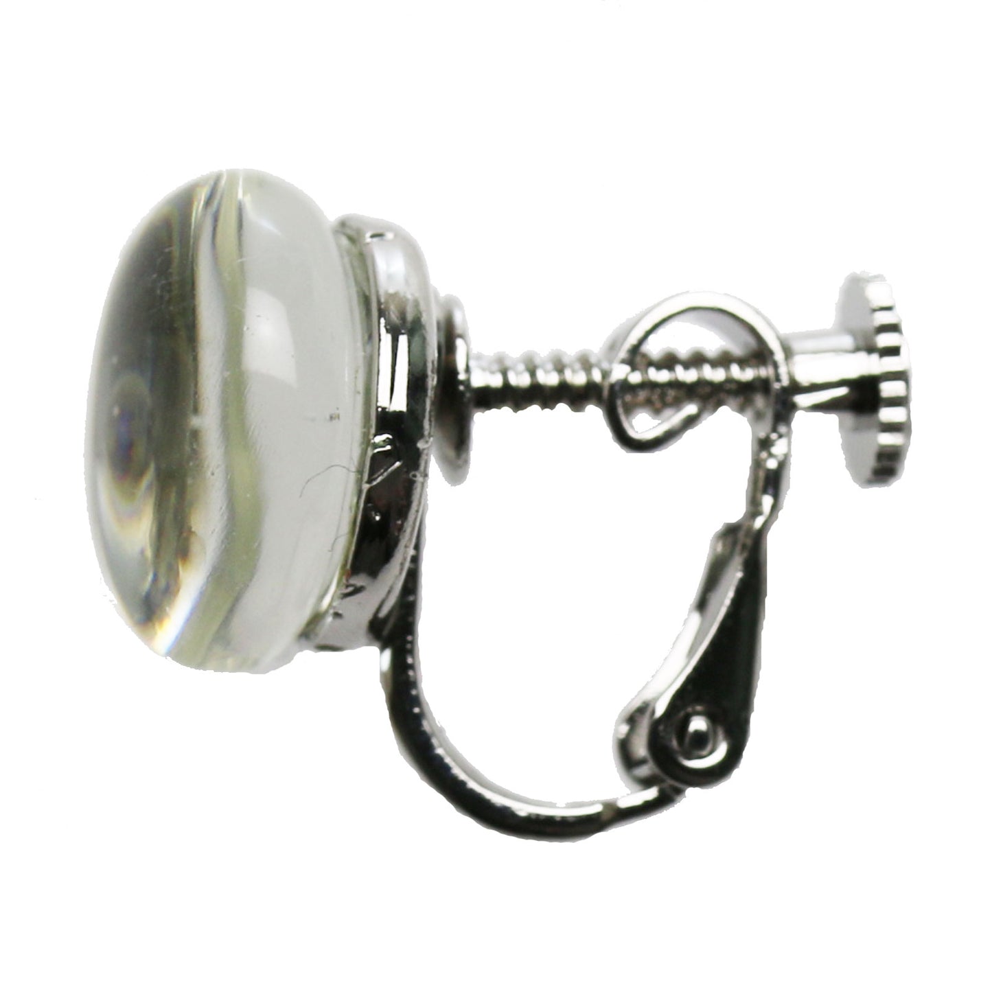 イヤリング 白黒 樹脂 シンプル TAMARUSAN