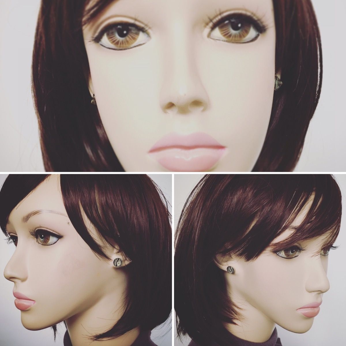 ピアス 白黒 縞 男女兼用 軽量 TAMARUSAN