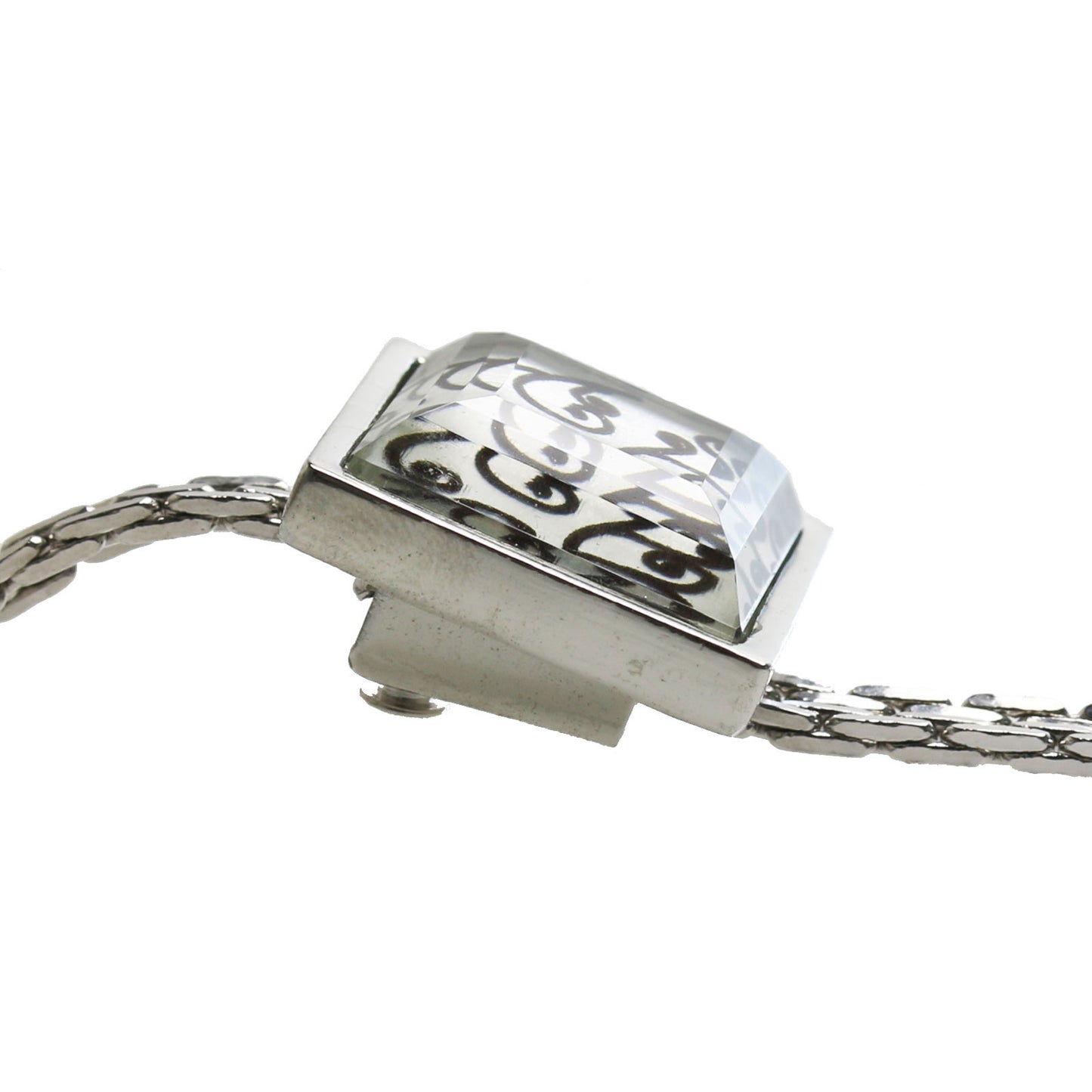 チェーンループタイ 白黒 四角 オニキス 男女兼用 TAMARUSAN