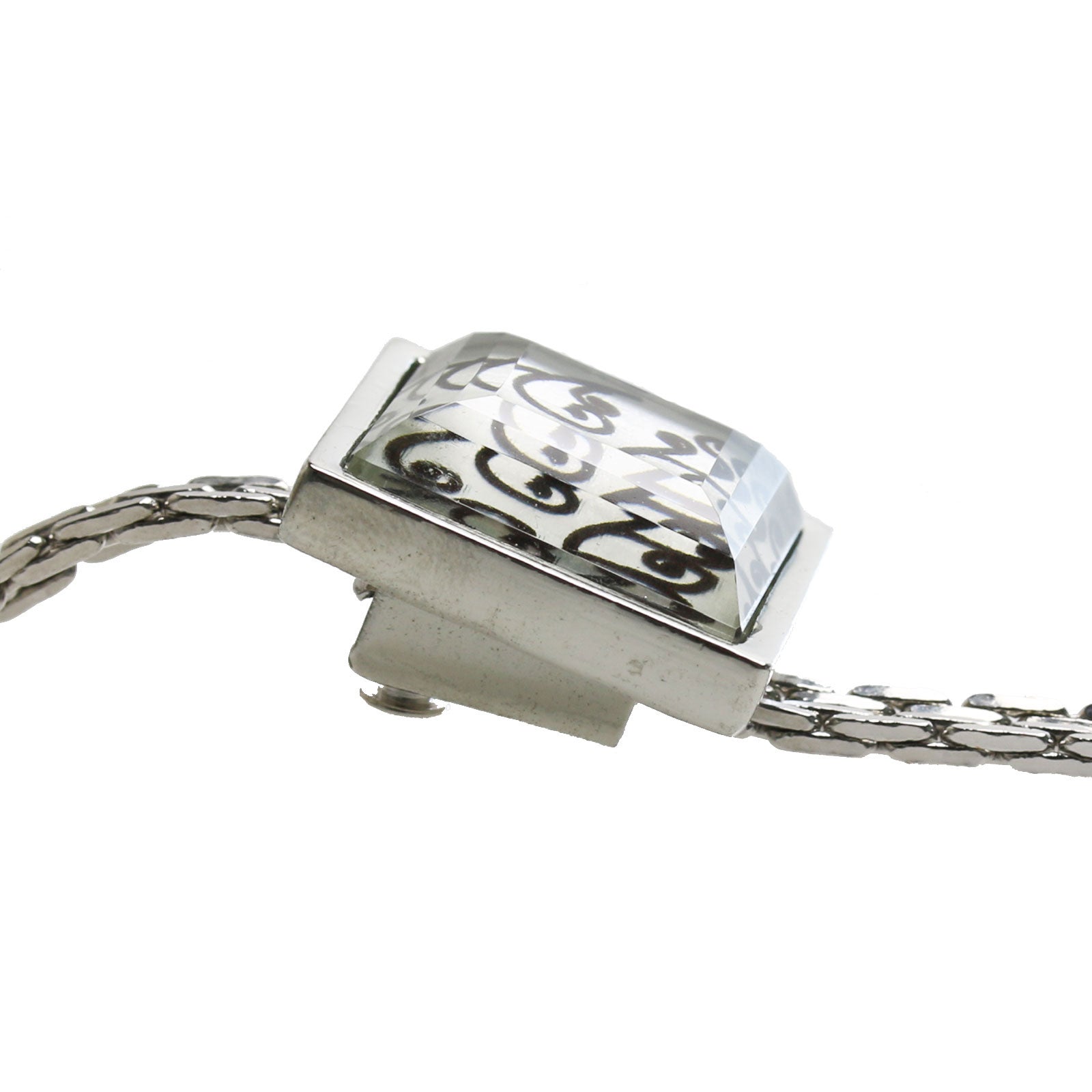 チェーンループタイ 白黒 四角 オニキス 男女兼用 TAMARUSAN