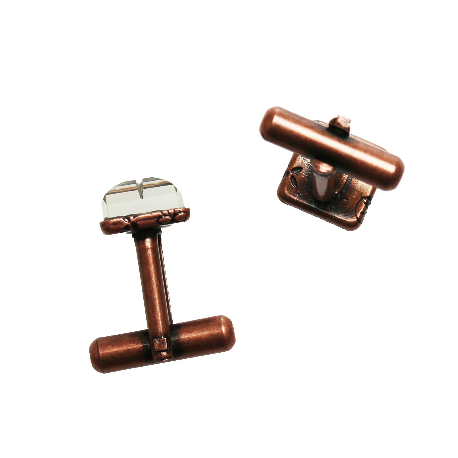 カフスボタン ユリ 紫 四角 メンズ レディース TAMARUSAN