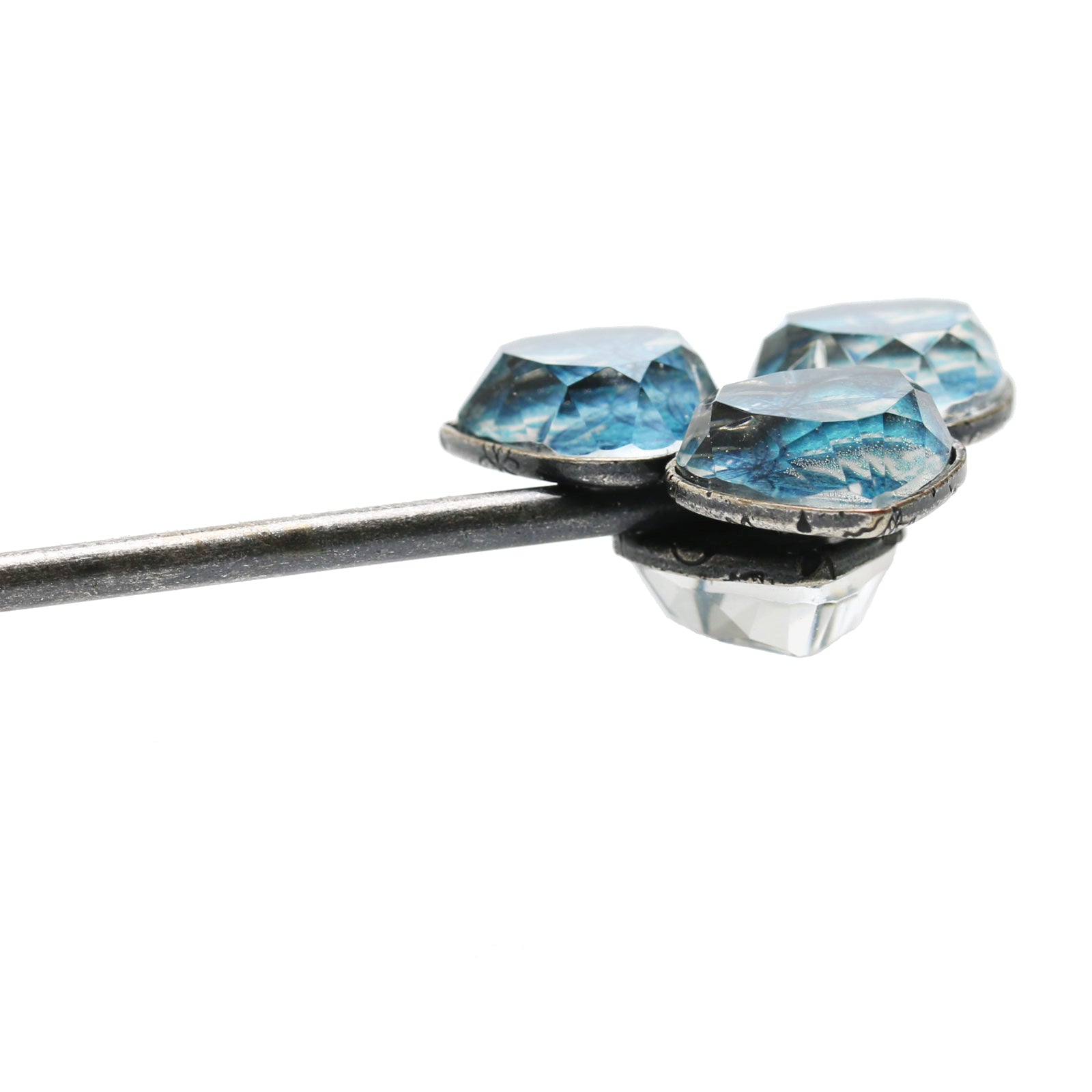 かんざしバレッタ マジェステ 紫 シルク TAMARUSAN