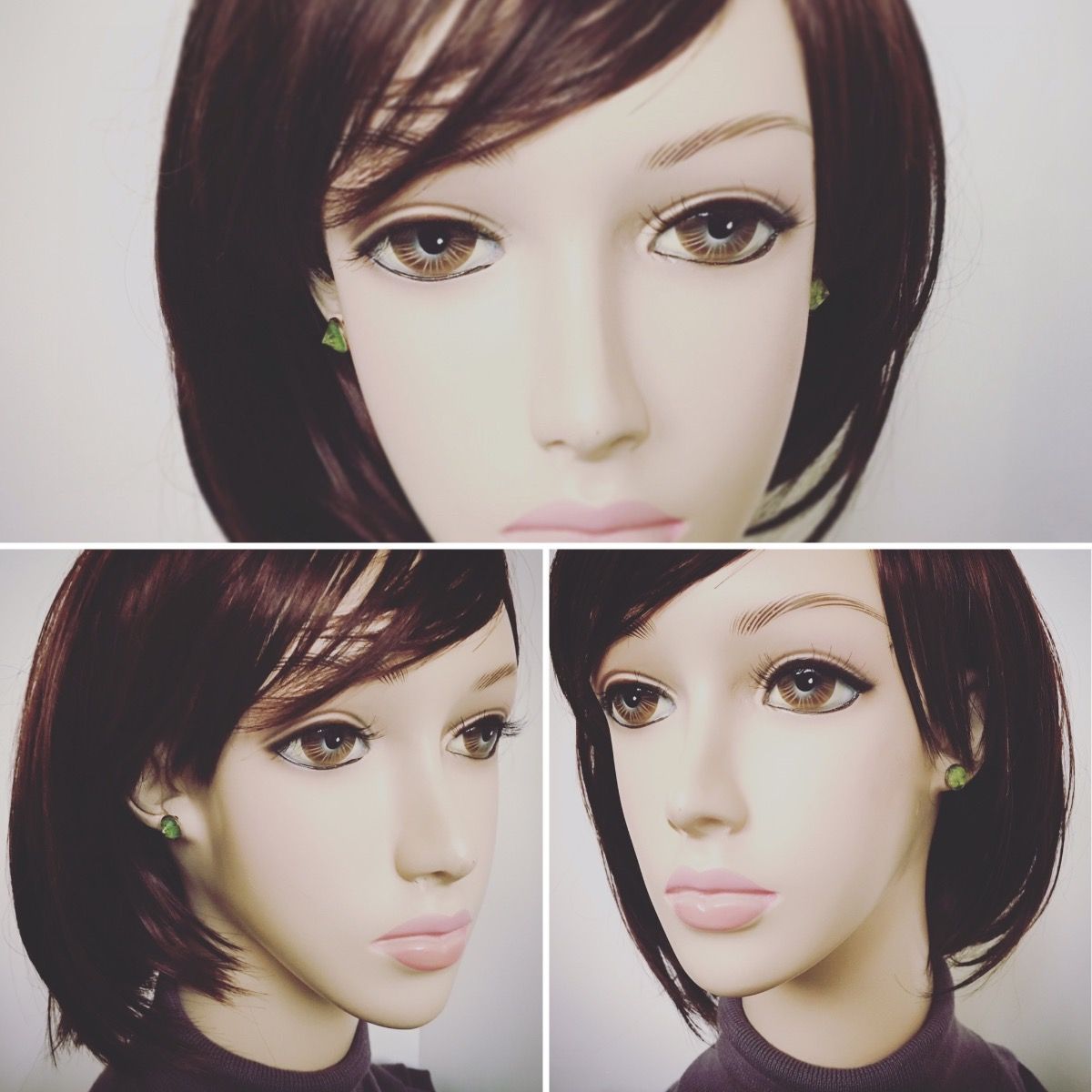 ピアス ユリ 黄緑 軽量 TAMARUSAN