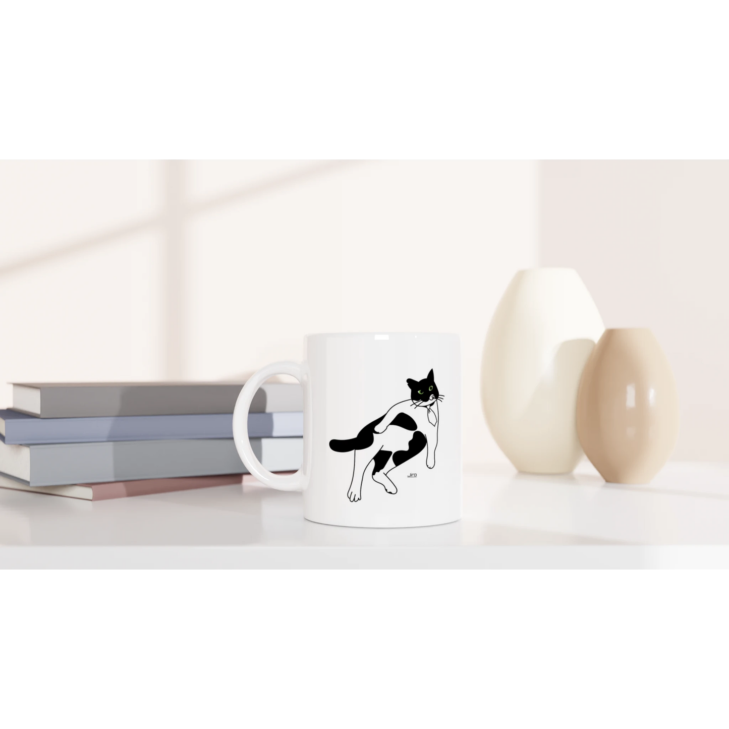 ジローのホワイトマグカップ Print Material