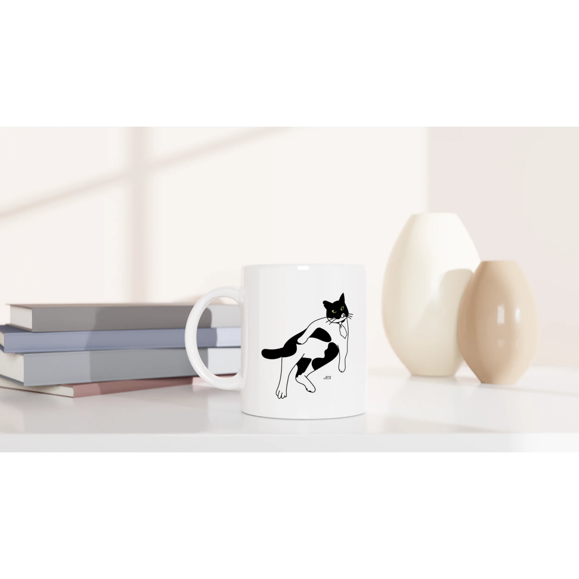 ジローのホワイトマグカップ Print Material