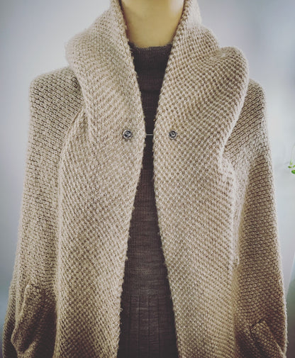 両飾りのハットピン アーガイル 青 TAMARUSAN