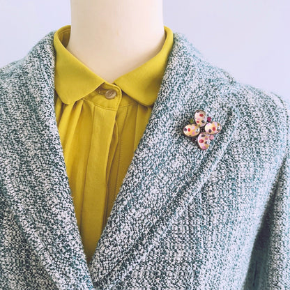 ブローチ 紫陽花 ピンク TAMARUSAN