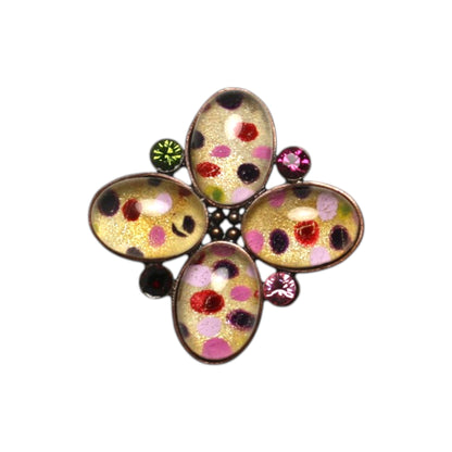 ブローチ 紫陽花 ピンク TAMARUSAN