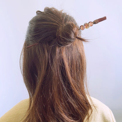 着せ替えかんざし 木 紫陽花 ピンク 着せ替えかんざし