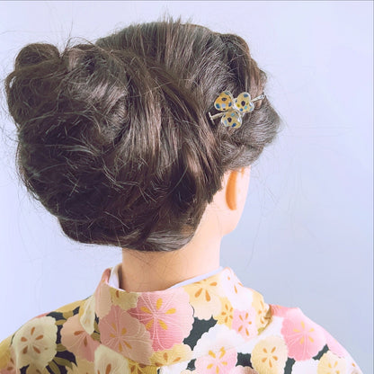 着せ替えかんざし 木 紫陽花 青 花 TAMARUSAN