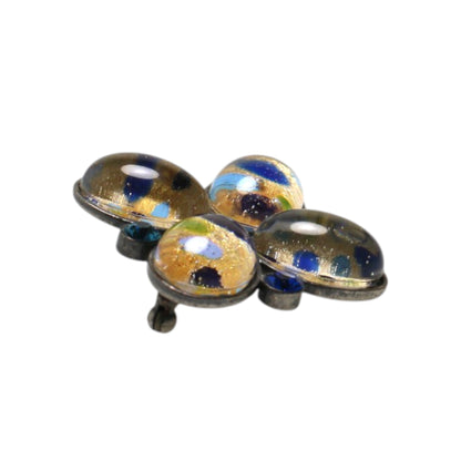 ブローチ 紫陽花 青 TAMARUSAN