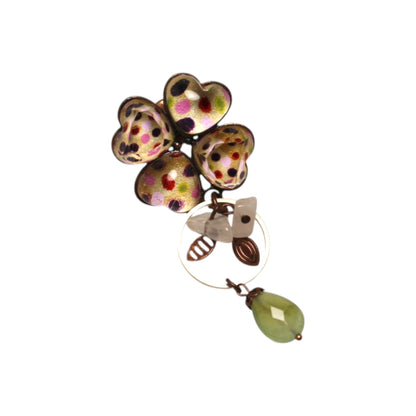 ピンブローチ 紫陽花 ピンク TAMARUSAN