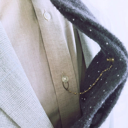 タイタックピン 青 紫陽花 TAMARUSAN