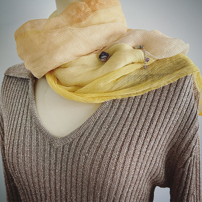 シンプルハットピン 青 アメジスト 男女兼用 TAMARUSAN