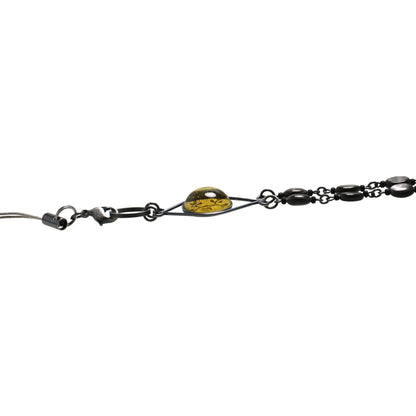 IDホルダー ネックストラップ 和風 薔薇 グレー ネックストラップ