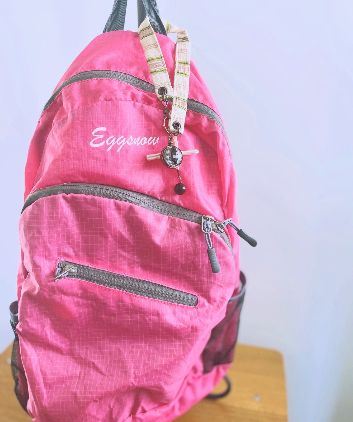 バッグチャーム フクロウ 猫 淡水パール バッグチャーム