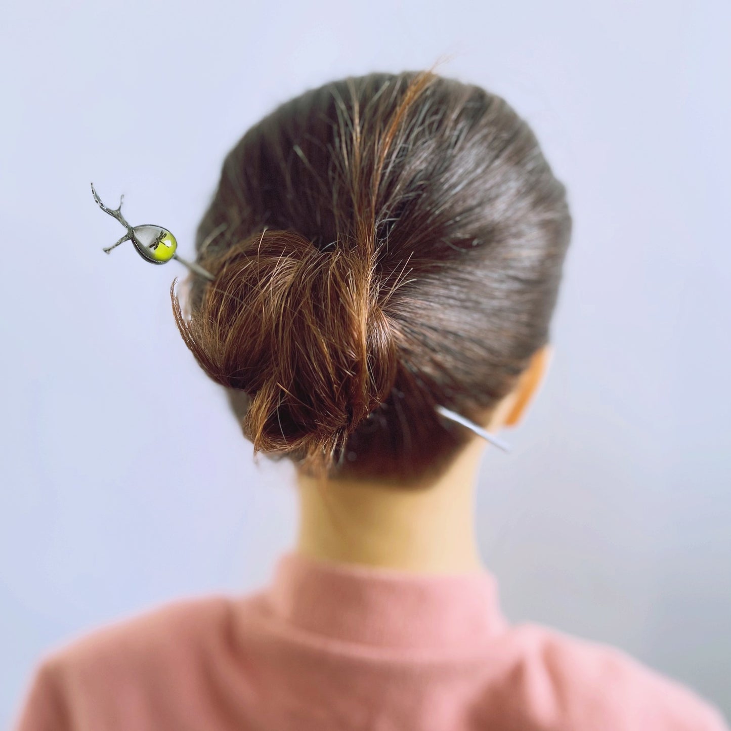 かんざし トンボ フクロウ パステルカラー 一本挿しかんざし