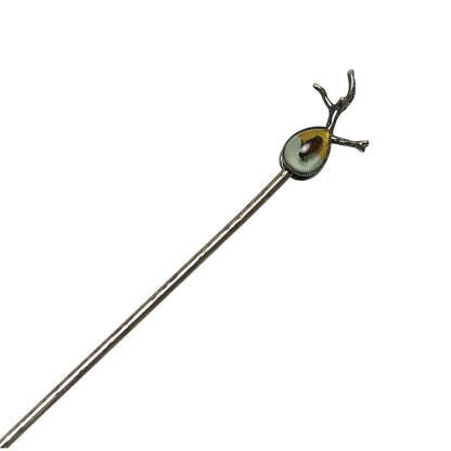 かんざし トンボ フクロウ パステルカラー 一本挿しかんざし