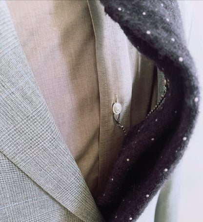 タイタックピン ピンク 樹脂 カーペット柄 TAMARUSAN