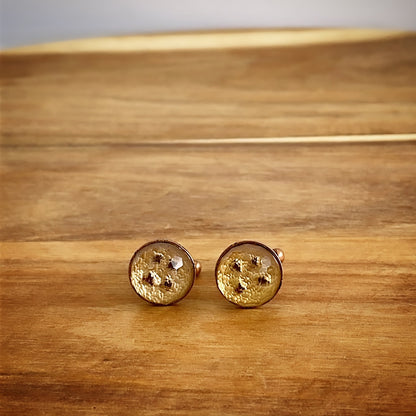 カフスボタン ピンク ボタン風 TAMARUSAN