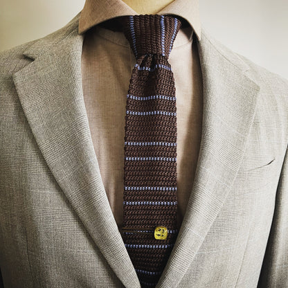 ネクタイピン グレー 四角 TAMARUSAN