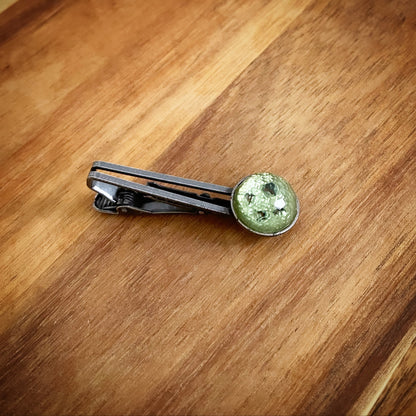 ネクタイピン ミント グリーン 丸 ネクタイピン