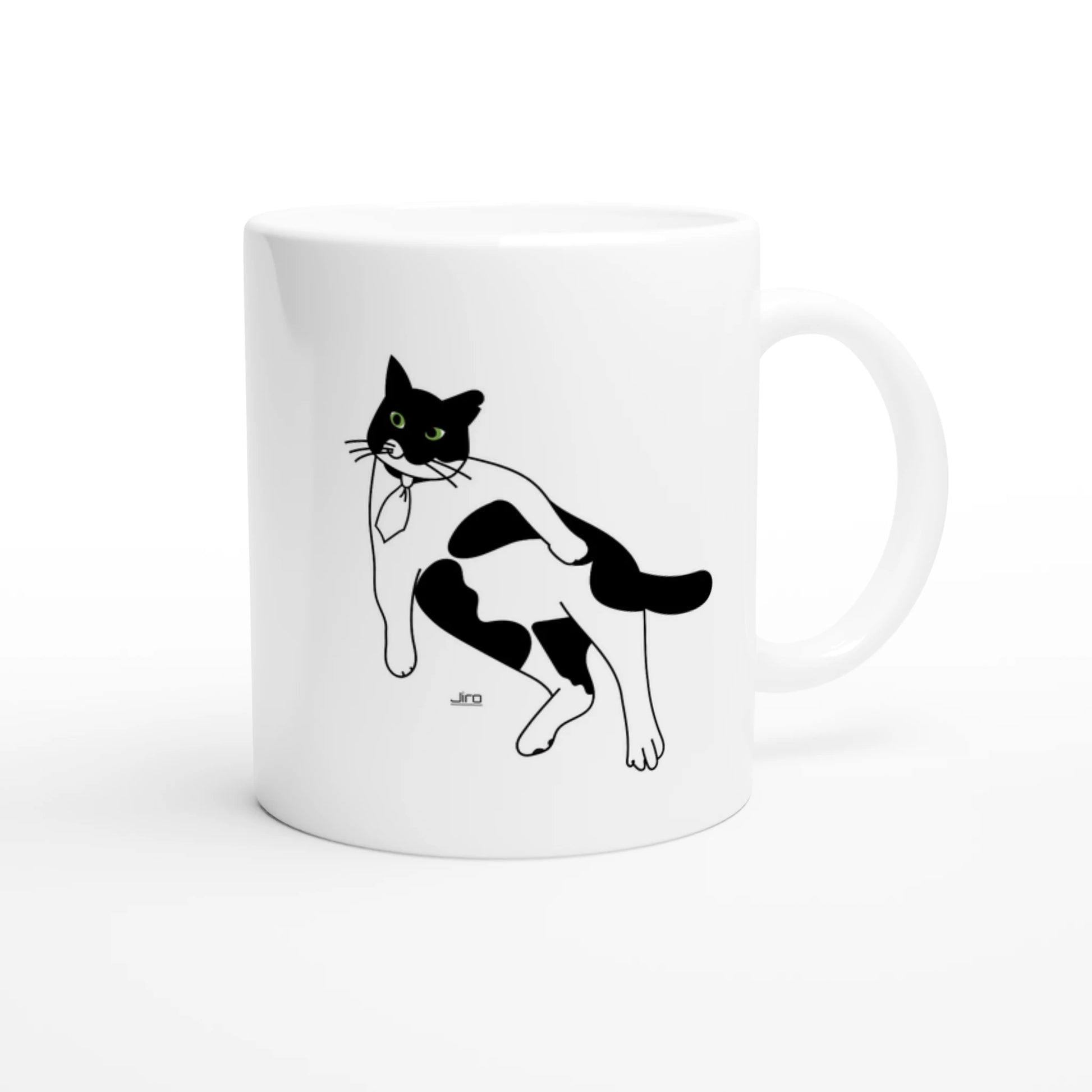 ジローのホワイトマグカップ Print Material