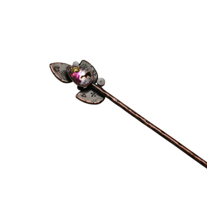 かんざし 恐竜 紫 短め TAMARUSAN