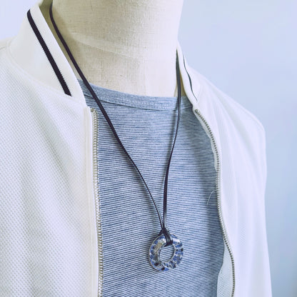 革紐 眼鏡ホルダー ヤモリ 水色 ネックレス 眼鏡ホルダー