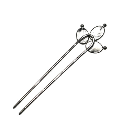 かんざし 二股 ヤモリ 青 TAMARUSAN