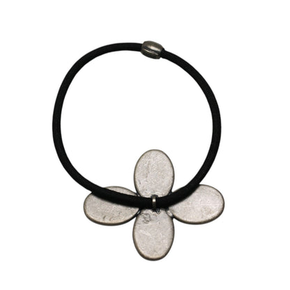 ヘアコーム ヤモリ 水色 花 パール TAMARUSAN