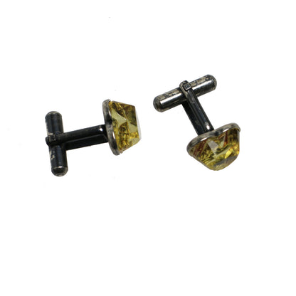 カフスボタン ハート ハンミョウ グレー 紫 カフスボタン