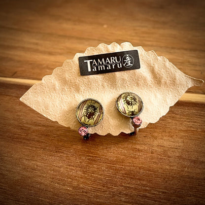 イヤリング グレー ハンミョウ 昆虫 TAMARUSAN