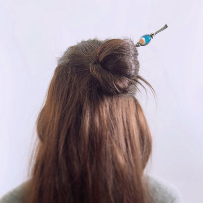 かんざし ピーコック 炎 和風 一本挿しかんざし