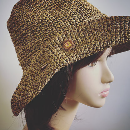 ハットピン メッシュ 四角 アンティーク風 ハットピン