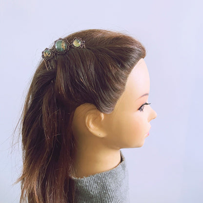 コーム 水色 アンティークカラー１点もの TAMARUSAN