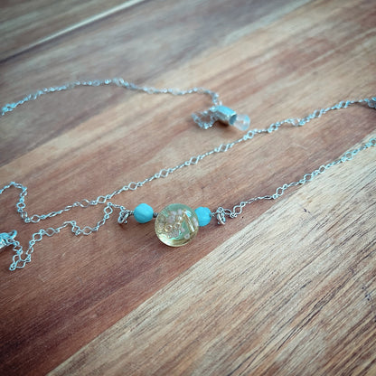 眼鏡チェーン アマゾナイト 水色