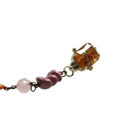 両飾り ピンブローチ ピンク TAMARUSAN