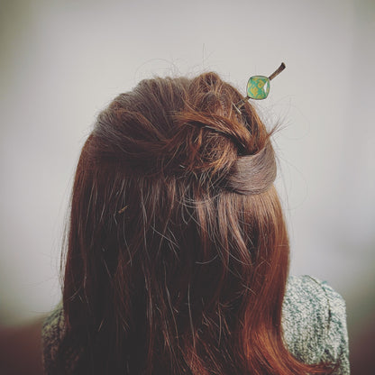 着せ替えかんざし 鹿の子 グリーン TAMARUSAN