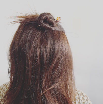 すごく短い かんざし 鹿の子 TAMARUSAN