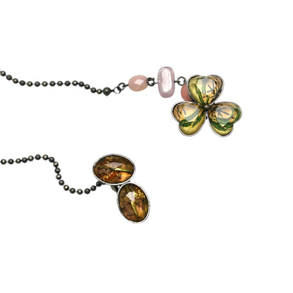 帽子留めクリップ ピンク レモン TAMARUSAN