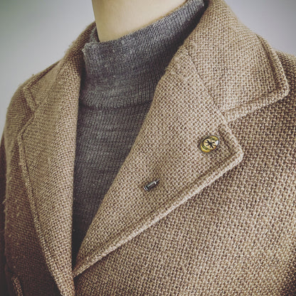 ハットピン レモン 白 楕円 ハットピン