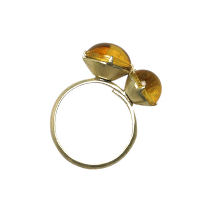 リング ベージュ ごましお アンティーク風 TAMARUSAN