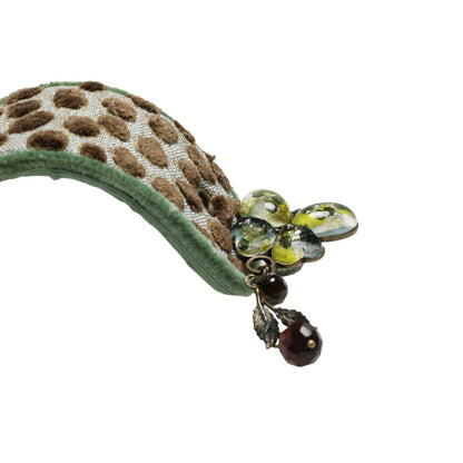 かんざしバレッタ ブルー 布 フェルト 紫陽花 TAMARUSAN