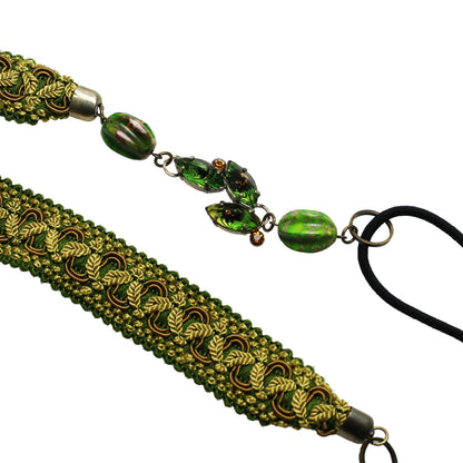 ヘアバンド 緑 葉っぱ イタリアンブレード ヘッドバンド