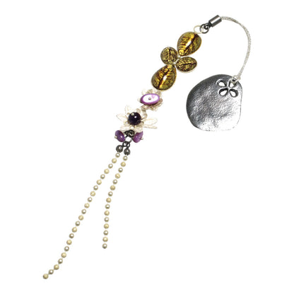 根付 紫 森 レース アメジスト 根付