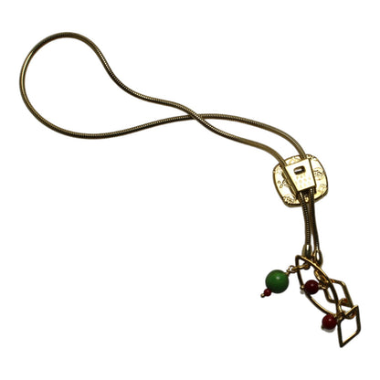 ブレスレット 金 水引 緑 チェーン TAMARUSAN