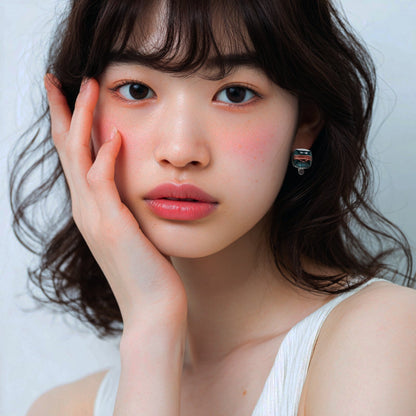 イヤリング 青 水引 ロジウム TAMARUSAN